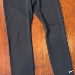 Nike Black Leggings with White Logo